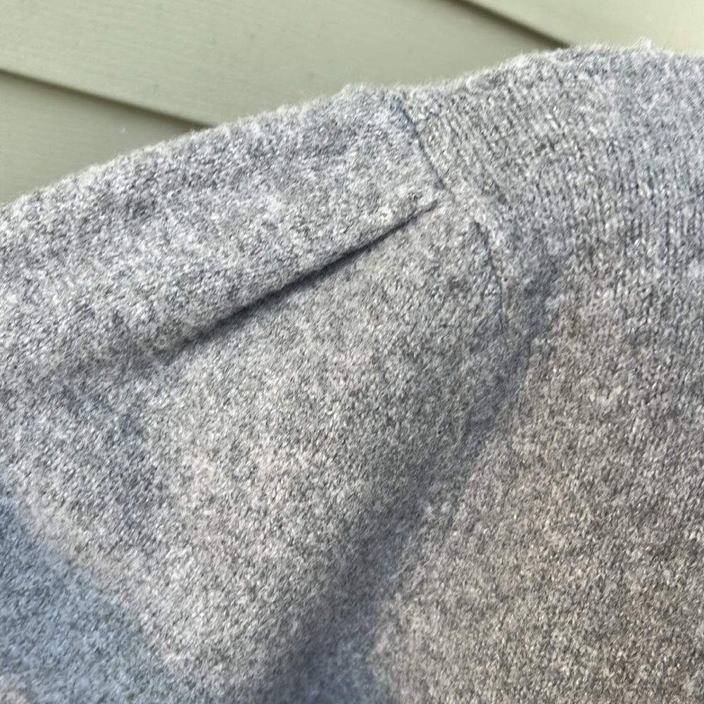 So very soft a new day gray collared five button top - Picture 3 of 13
